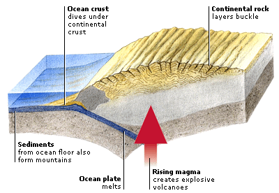 tectonic plate folding