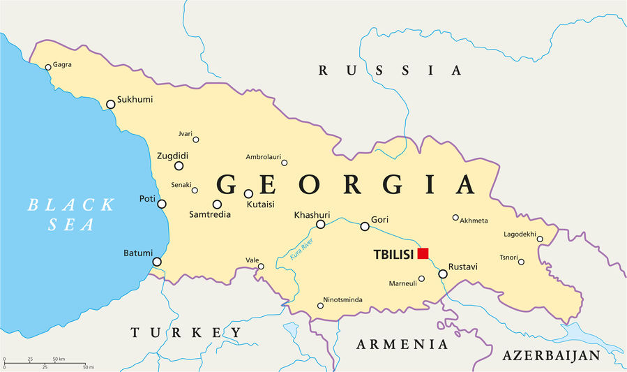 Georgia Map 